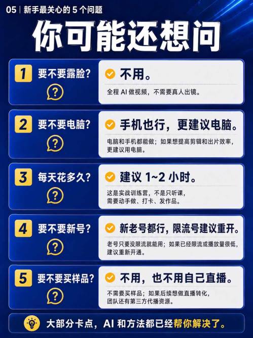 视频号Ai爆品带货，不露脸、不直播、不买样品、不开店、不发货，AI做视频也能带货，轻松单日佣金1k 